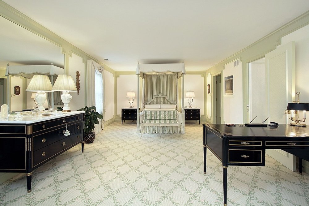 white carpet with rustic model