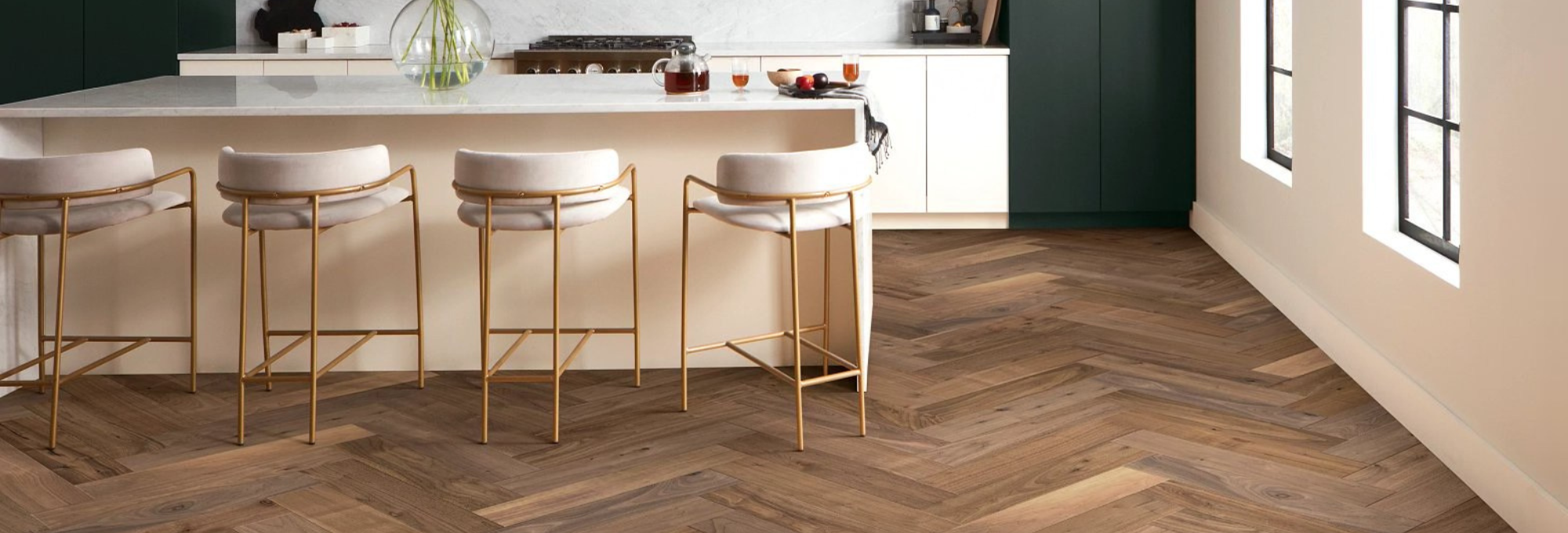 Anderson Tuftex hardwood in a kitchen.